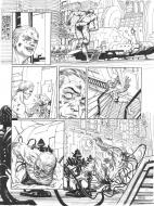 META-BARON : Planche originale 2 META-BARON Tome 4 - Simak le transhumain par Niko HENRICHON